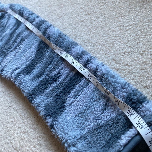 Grey Camo Sherpa Pullover Jacket S - Picture 7 of 14